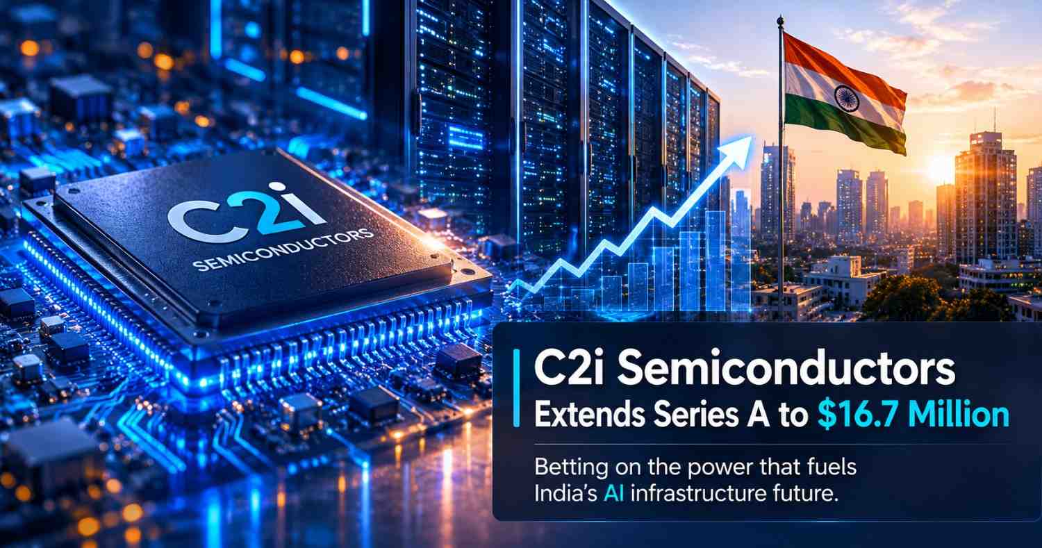 C2i Semiconductors Extends Series A to $16.7 Million Amid India’s AI Infrastructure Boom